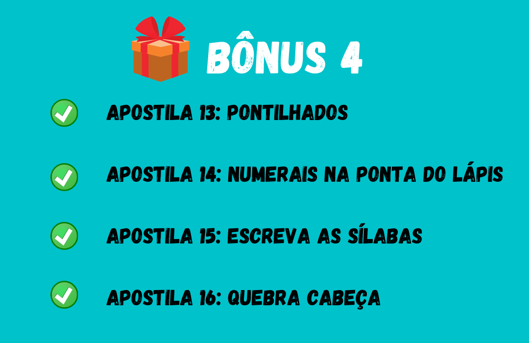 Apostila 01 ALFABETO NA PRATICA Apostila 02 RECORTA E COLAR Apostila 03 COLORINDO AS LETRAS Apostila 04 APRESENTANDO OS NÚMEROS (3)